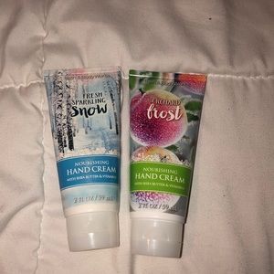 2 Bath and Body Works hand creams